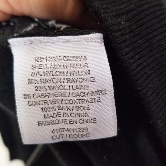 Joie Malena silk wool snakeskin print front and knit Black Size xs - Picture 7 of 7